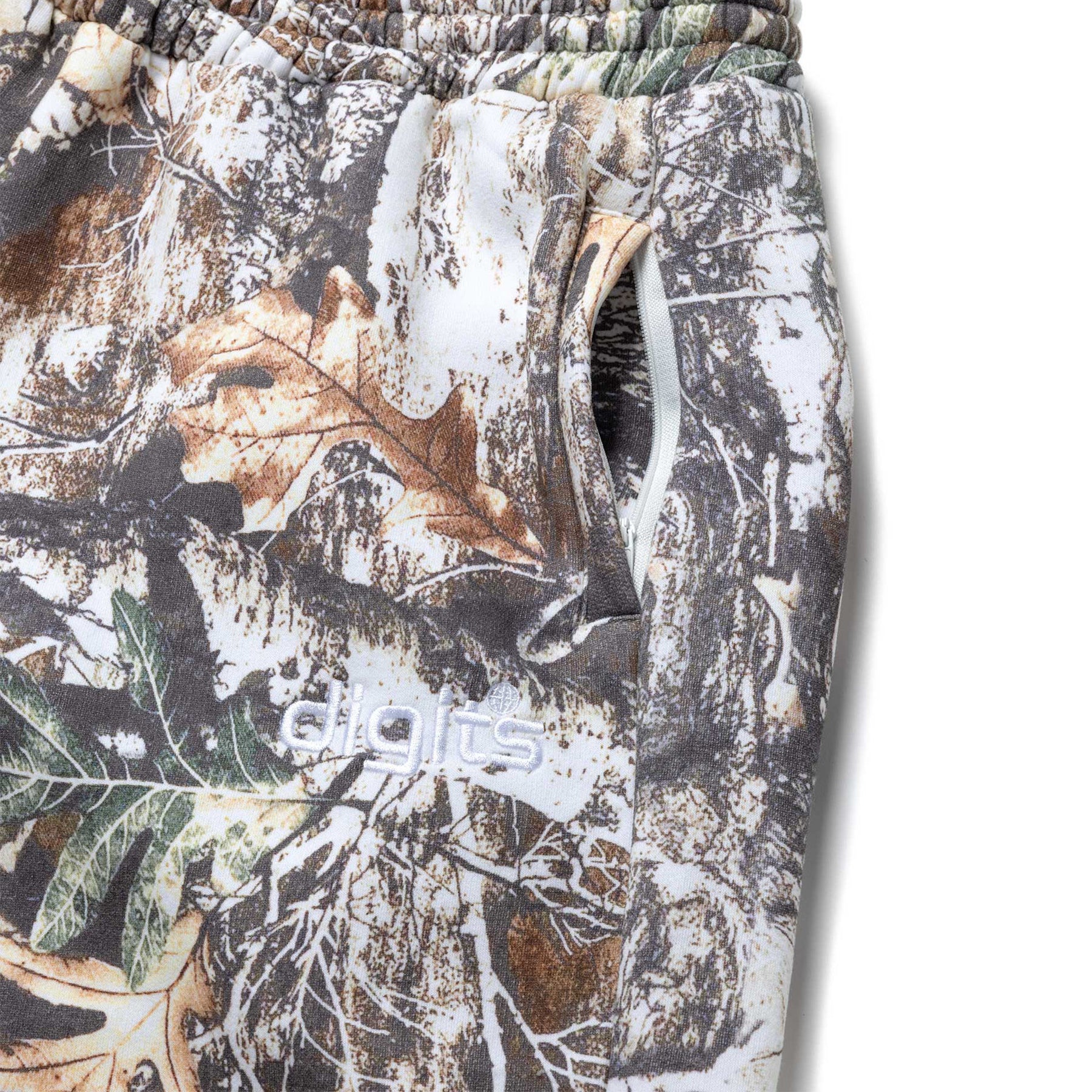 Cozy Sweatsuit Bottoms - White Snow Camo (PRE-ORDER)