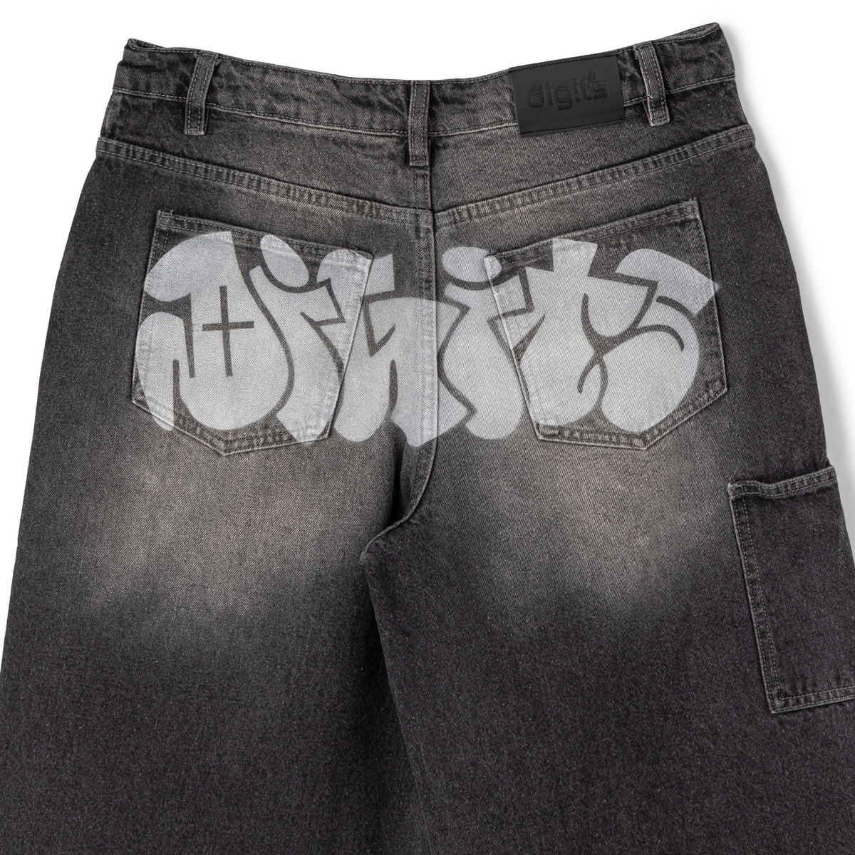 Graffiti Denim - Vintage Washed Grey