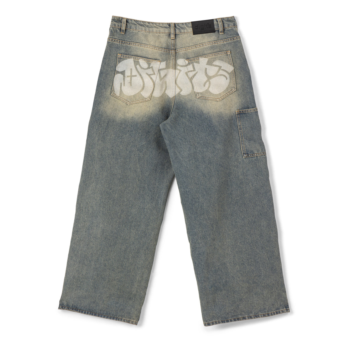 Graffiti Denim - Vintage Washed Green