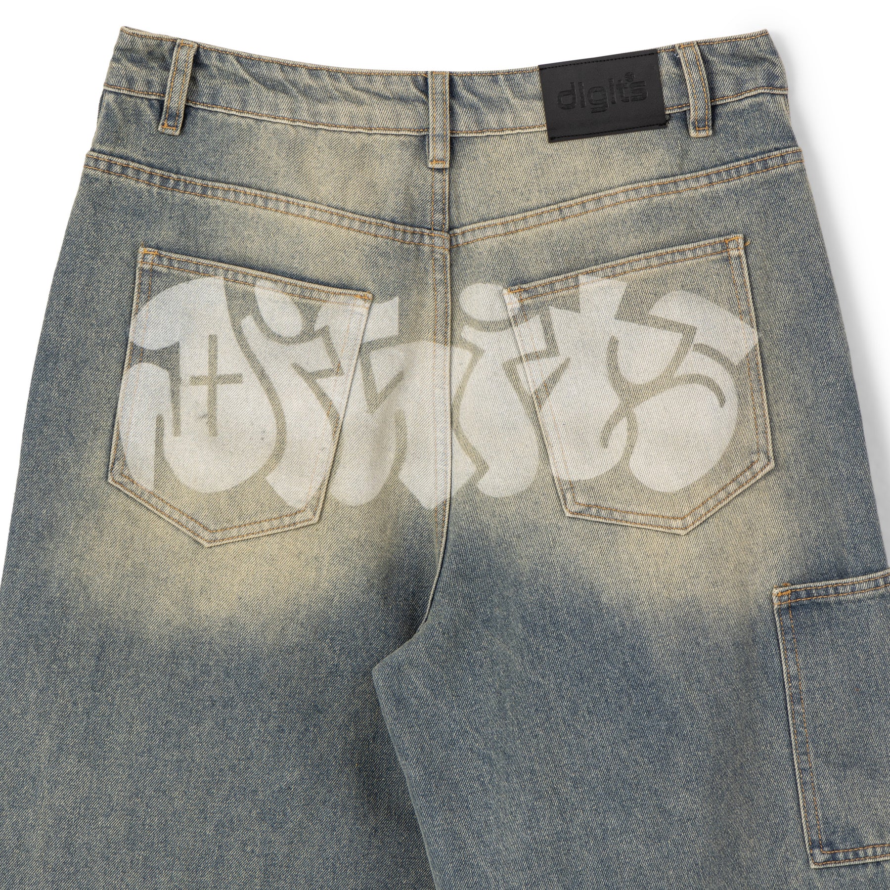 Graffiti Denim - Vintage Washed Green