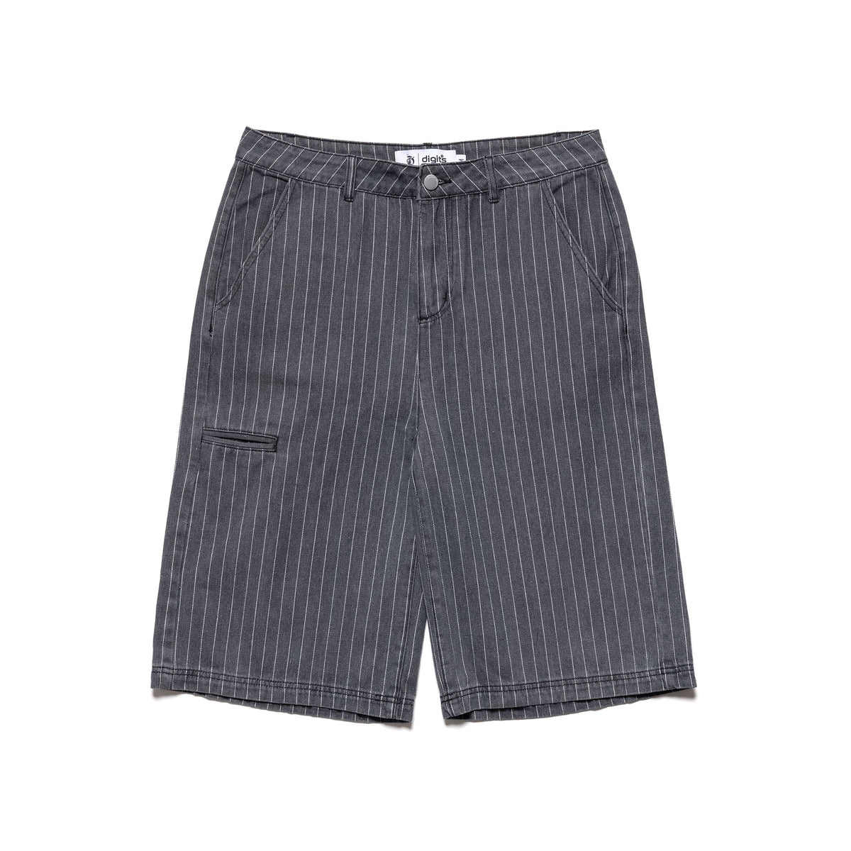 Motor-Pool Denim Pinstripes - Grey