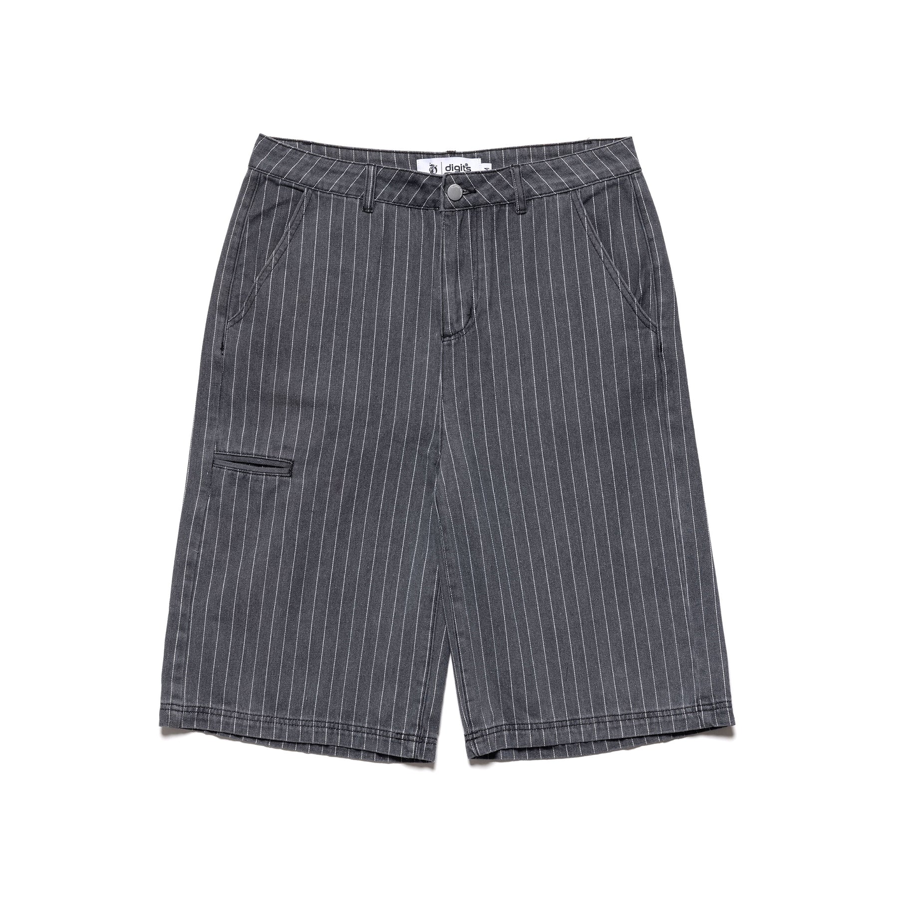 Motor-Pool Denim Pinstripes - Grey