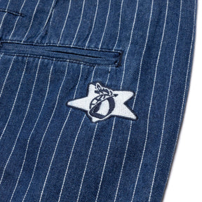 Motor-Pool Denim Pinstripes - Blue