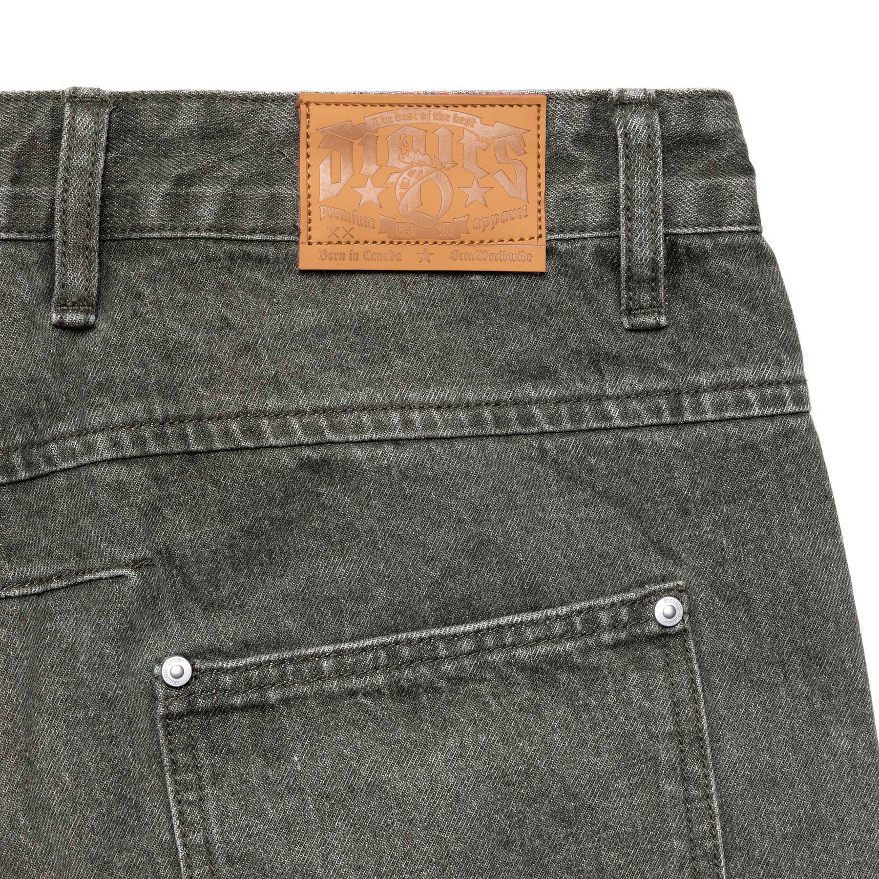 Standard Issue Jorts - Washed Green